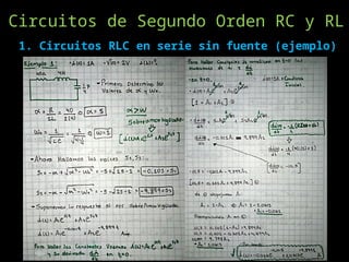 Circuitos de Primer y Segundo Orden PARA CIRCUITOS RCL | PPTX