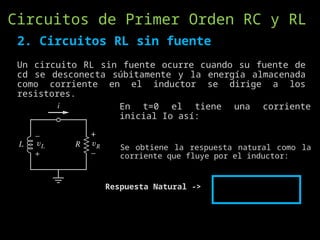Circuitos de Primer y Segundo Orden PARA CIRCUITOS RCL | PPTX