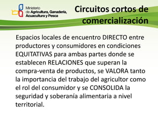 Circuitos directos de comercialización en el ecuador