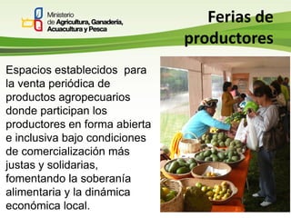 Circuitos directos de comercialización en el ecuador