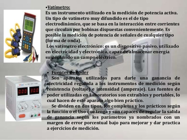 instrumentos de medicion electrica