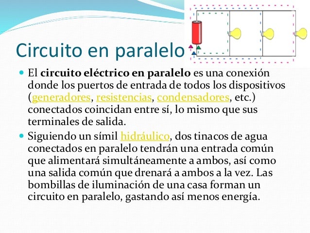 circuitos paralelos y en serie circuitos paralelos y en serie