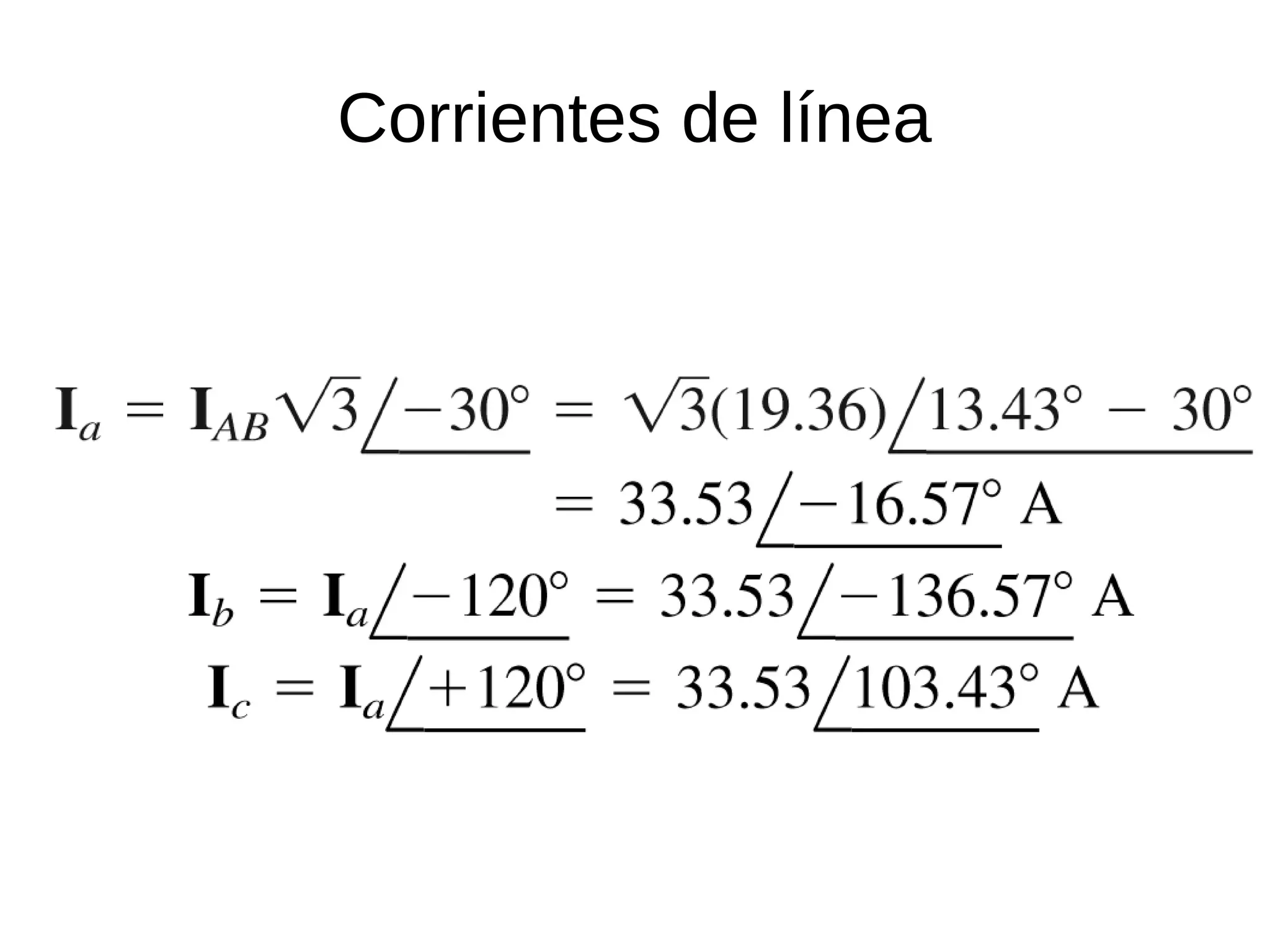 Corrientes de línea
 