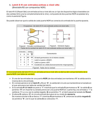 Circuitos secuenciales=u.o | DOCX
