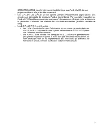 un circuit PLD système embarquée 3éme année | PDF