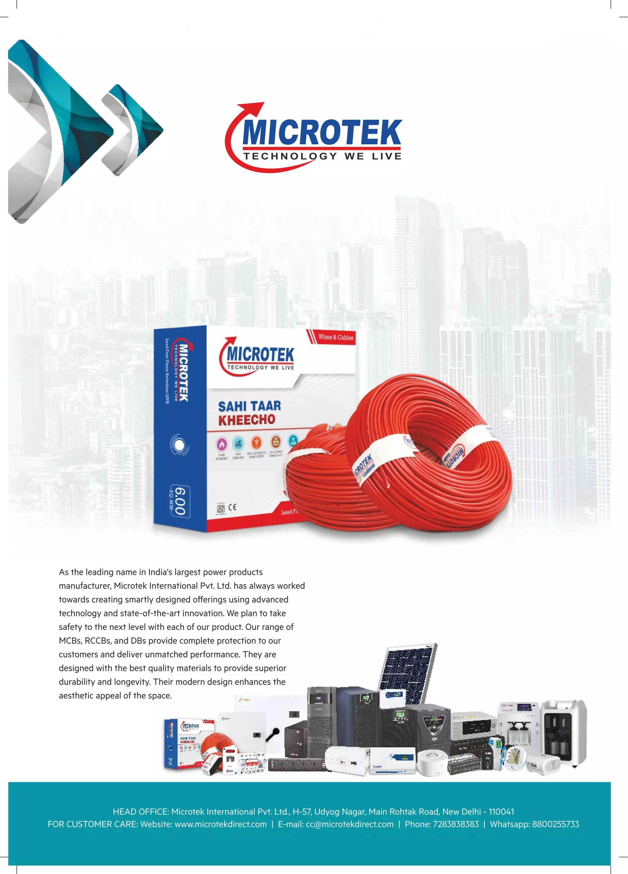 Circuit Protection Devices - Microtek | PDF