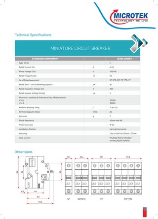 Circuit Protection Devices - Microtek | PDF