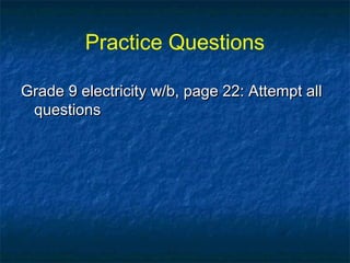 Grade 9, U2-L6-Circuits | PPT