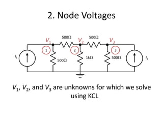 Supernode Kcl Electric Circuit - Lecture 04 | PPTX