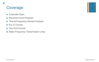 Transmission Line Application Examples Circuits & Transmission Lines - Applications | PPTX