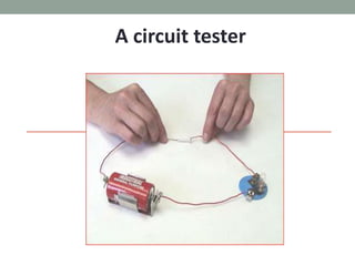 A circuit tester
 
