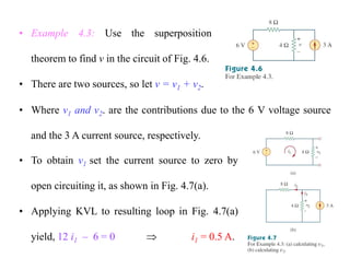 Circuit theorems linear circuit analysis | PDF