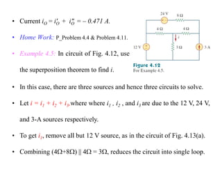 Circuit theorems linear circuit analysis | PDF