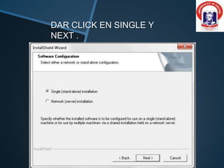 DAR CLICK EN SINGLE Y
NEXT .