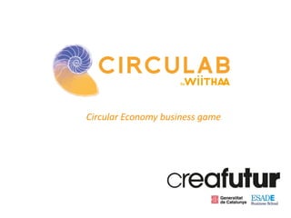 Circular Economy business game
 
