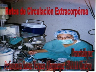 Retos de Circulación Extracorpórea Presentado por: Perfusionista Susana Yesquén Alburquerque  HNAAA Chiclayo. 