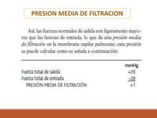 PRESION MEDIA DE FILTRACION
 