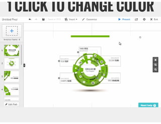3D Circle Presentation Template
