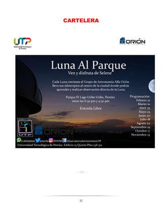 11
CARTELERA
---- RAC ---
 