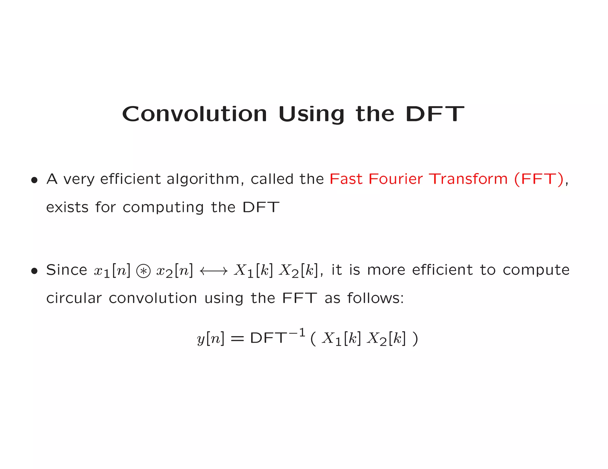 Circular convolution | PDF | Technology & Computing