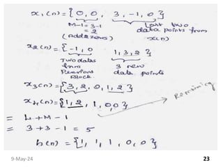 circular convolution and Linear convolution | PDF