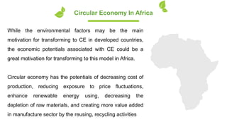 When Old is Gold: Circular Economy in Africa | PPT
