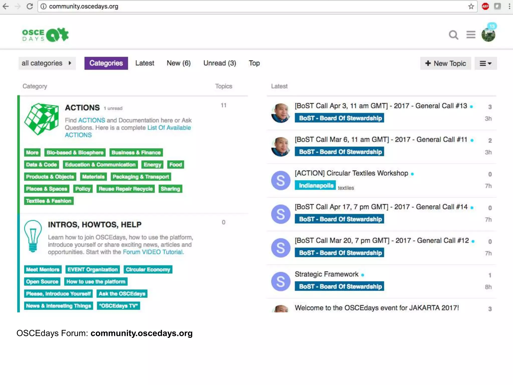 OSCEdays Forum: community.oscedays.org
 