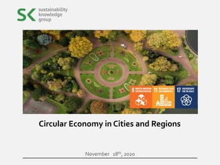 Circular economy in cities and regions | PPTX