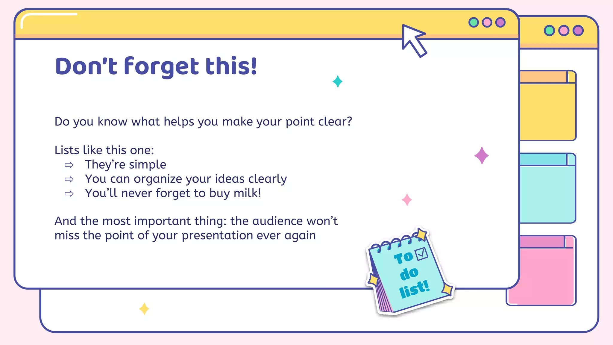 Don’t forget this!
 