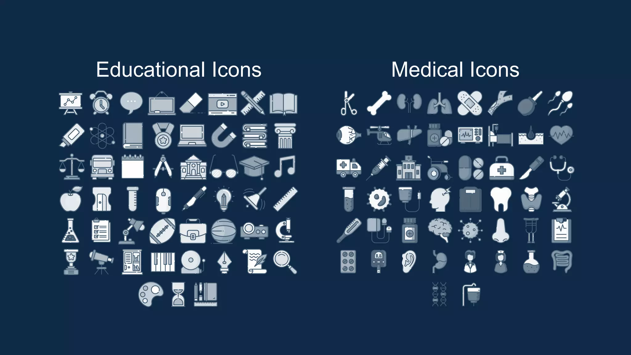 Educational Icons Medical Icons
 