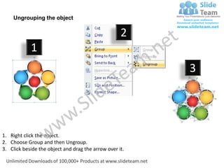 Circular flow diagram 6 stages powerpoint templates 0712 | PDF
