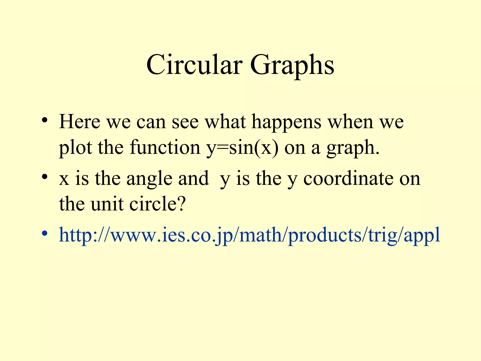 Circular functions | PPT
