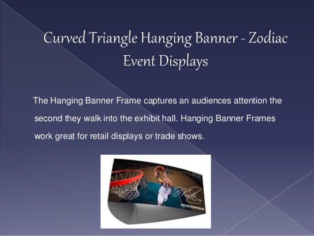 Circular Hanging Signs Trade Show Hanging Banners