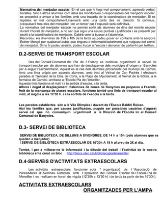 Circular informativa nº 3 llibre blau curs 2011 2012