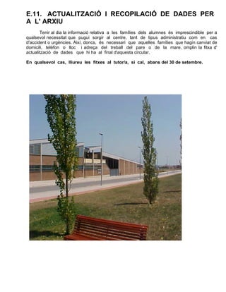 Circular informativa nº 3 llibre blau curs 2011 2012