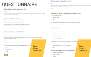 QUESTIONNAIRE

Open
Ended
Questions

Close
Ended
Questions

 