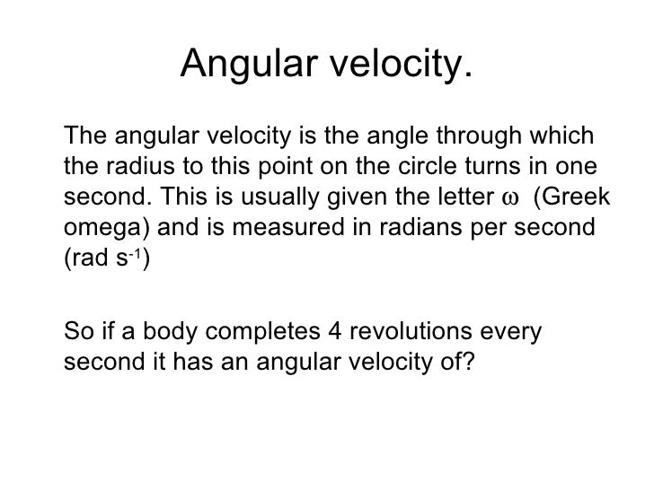 What is the formula of linear velocity?