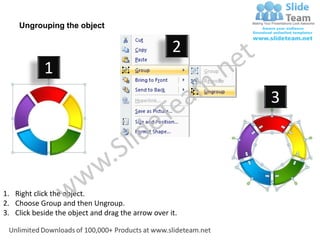 Circular process structure 5 stages powerpoint templates 0712 | PDF