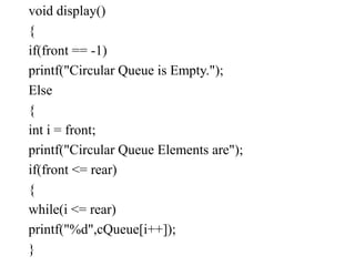 Circular queue | PPT