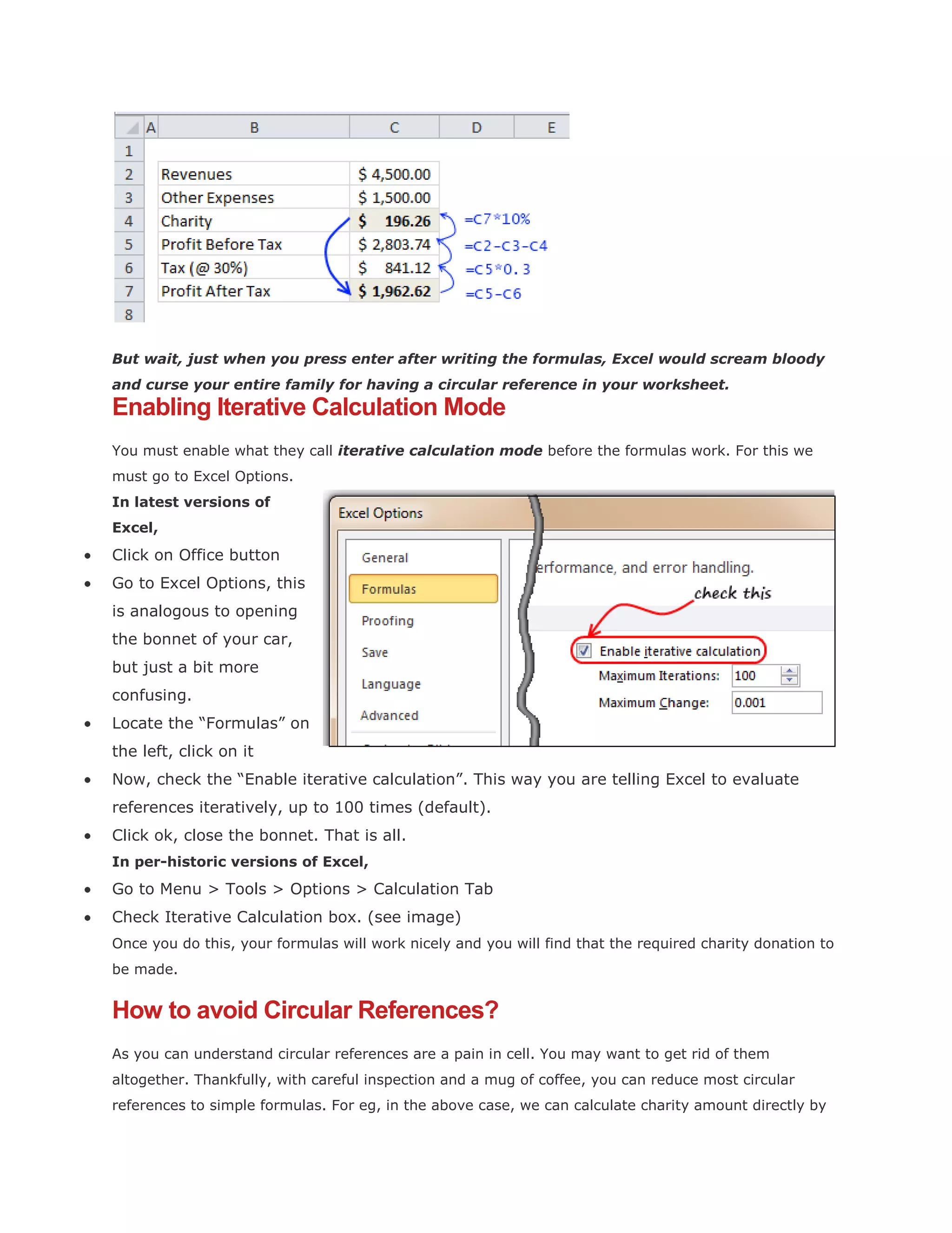 Circular reference | PDF