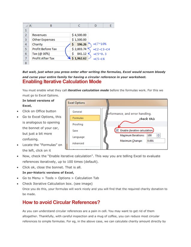 Circular reference | PDF