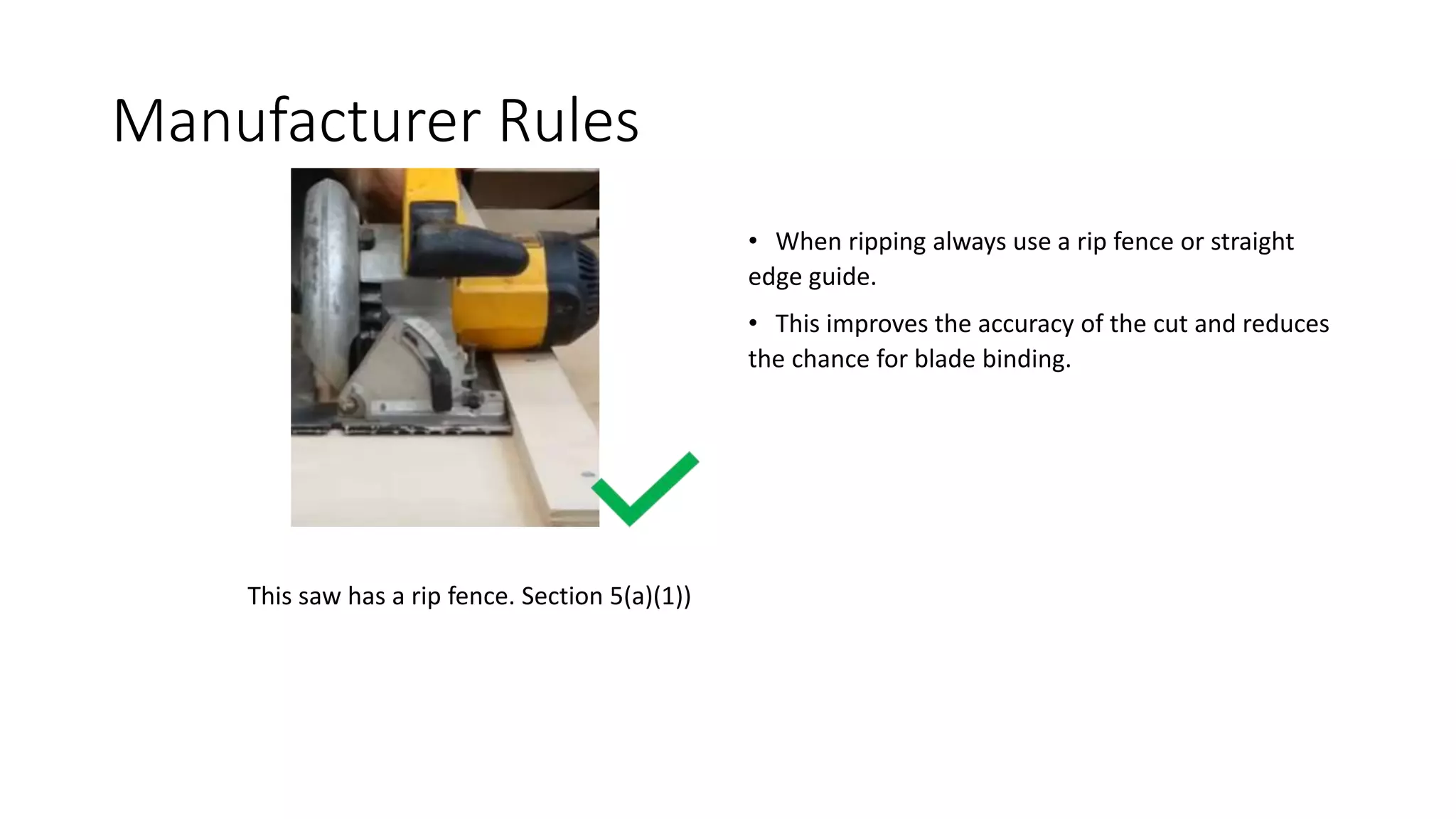 Circular saw safety 2021 PPT