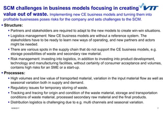 Supply chain implications and challenges for new business models within ...