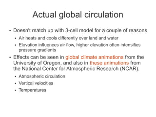 Global atmospheric and oceanic circulation | PDF