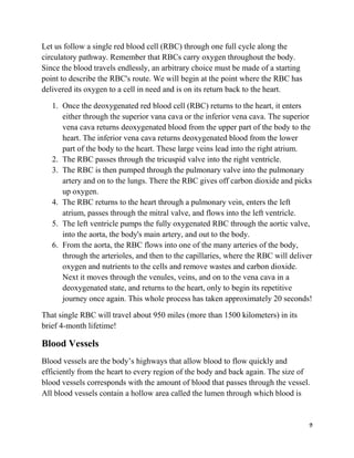 Assignment on Circulation of blood | DOCX