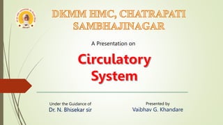 A Presentation on
Presented by
Vaibhav G. Khandare
Under the Guidance of
Dr. N. Bhisekar sir
 