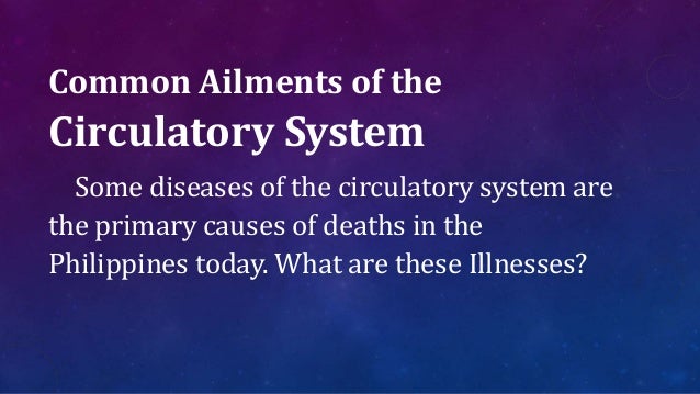 Ailment of the Circulatory System