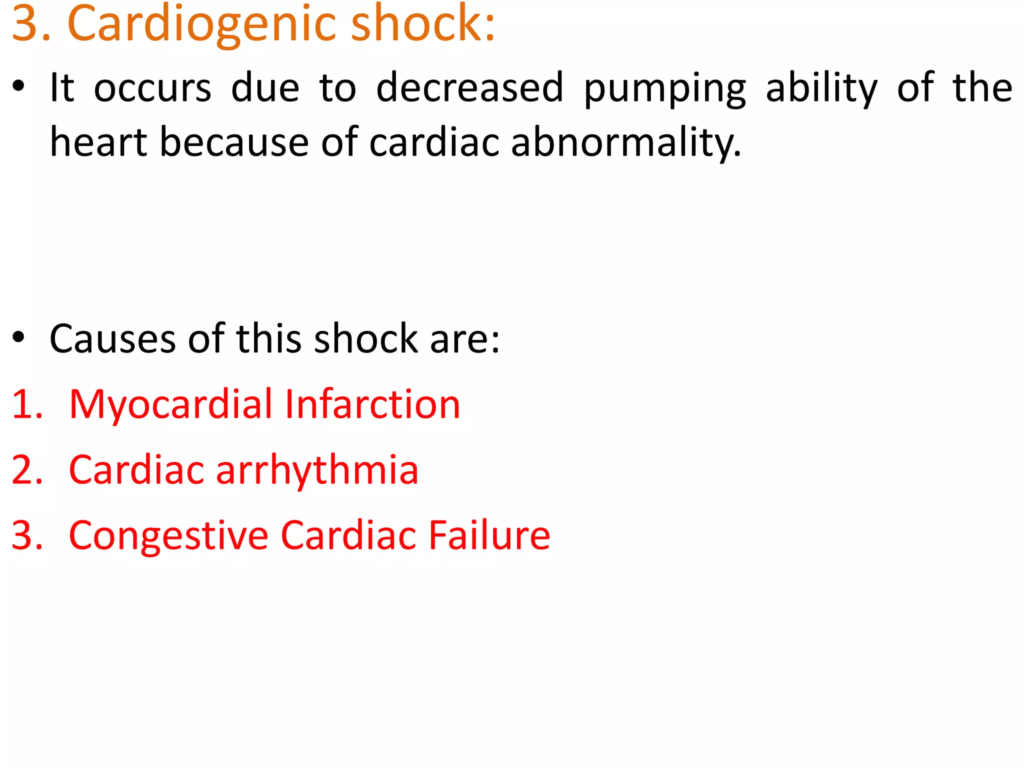 Circulatory shock | PPTX