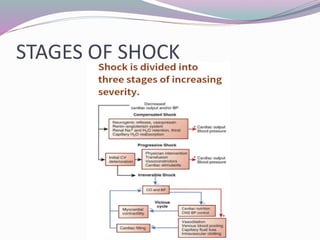 STAGES OF SHOCK
 