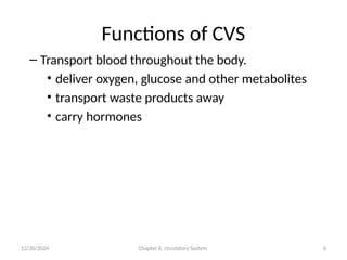 circulatory system.pptx....## the heart & vessels | PPTX